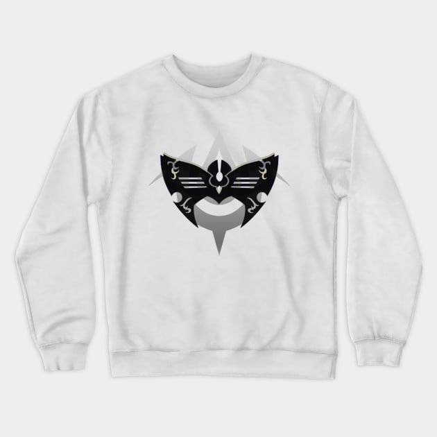 Mask and Mark Crewneck Sweatshirt by KagomeFantasy